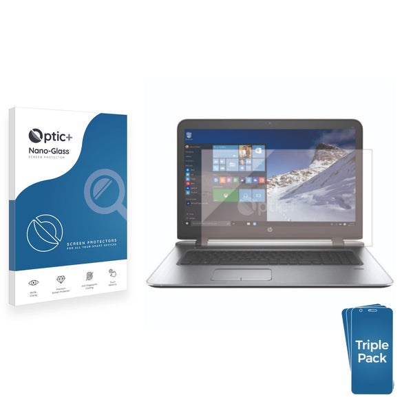 3pk Optic+ Nano Glass Screen Protectors for HP ProBook 470 G3
