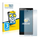 3x BROTECT AirGlass Glass Screen Protector for Sony Xperia Z C6602 C6603