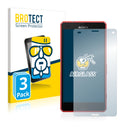 3x BROTECT AirGlass Glass Screen Protector for Sony Xperia Z3 Compact D5803
