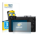 3x BROTECT AirGlass Glass Screen Protector for Panasonic Lumix DMC-TZ71