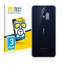 3x BROTECT AirGlass Glass Screen Protector for Nokia 7.1 (Camera)