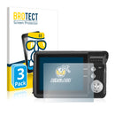 3x BROTECT AirGlass Glass Screen Protector for AbergBest 21 Megapixel