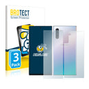 3x BROTECT AirGlass Glass Screen Protector for Samsung Galaxy Note 10 (Front + Back)