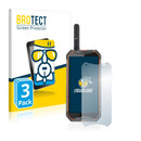3x BROTECT AirGlass Glass Screen Protector for Ulefone Armor 3w