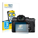 3x BROTECT AirGlass Glass Screen Protector for Sony Alpha 1