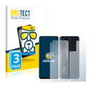 3x BROTECT AirGlass Glass Screen Protector for Realme X7 Max 5G (Front + Back)