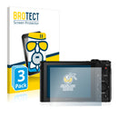 3x BROTECT AirGlass Matte Glass Screen Protector for Sony Cyber-Shot DSC-WX500