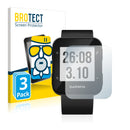 3x BROTECT AirGlass Matte Glass Screen Protector for Garmin Forerunner 30