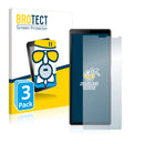 3x BROTECT AirGlass Matte Glass Screen Protector for Sony Xperia 10