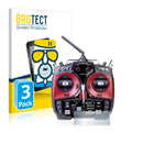 3x BROTECT AirGlass Matte Glass Screen Protector for Graupner mz-24 Pro