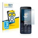 3x BROTECT AirGlass Matte Glass Screen Protector for Samsung S5611