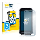 3x BROTECT AirGlass Matte Glass Screen Protector for Samsung Galaxy Xcover FieldPro