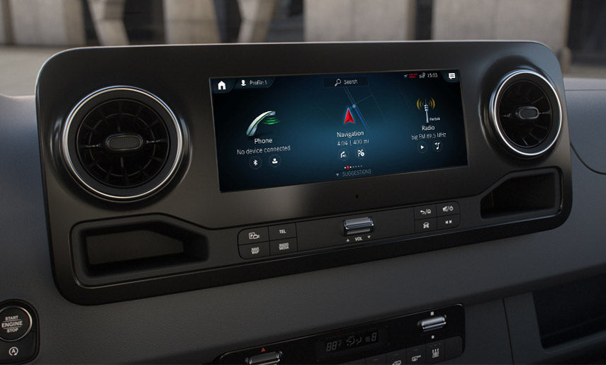 What Happens When a Mercedes Sprinter 10-Inch Infotainment Screen Gets ...
