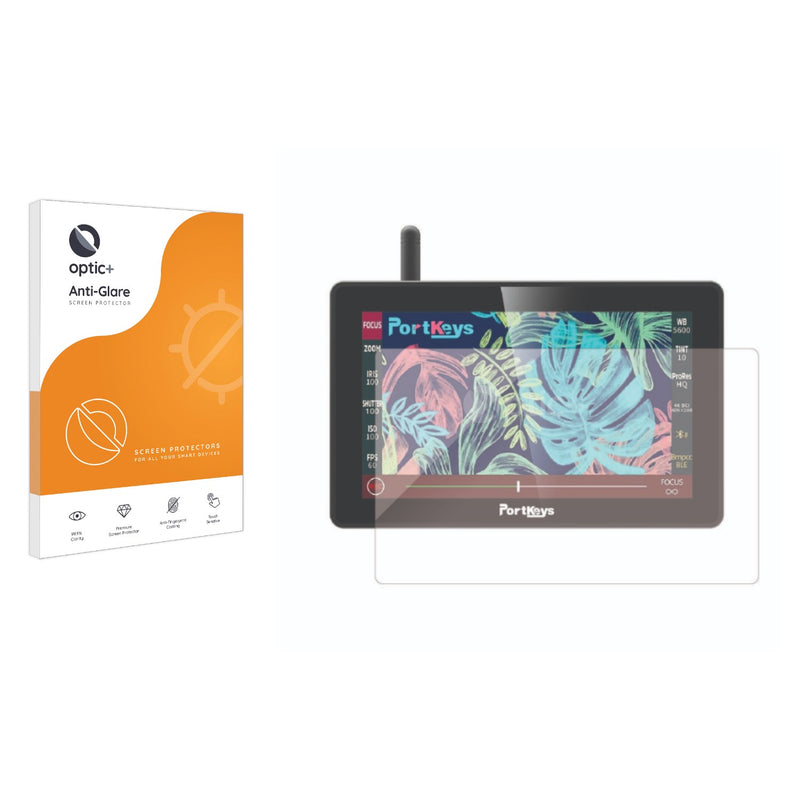 Optic+ Anti-Glare Screen Protector for Portkeys BM5 III WR 5.5" HDMI Touchscreen Monitor