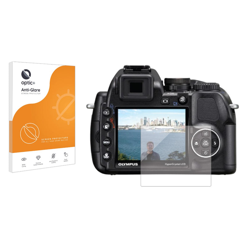 Optic+ Anti-Glare Screen Protector for Olympus SP-570 UZ