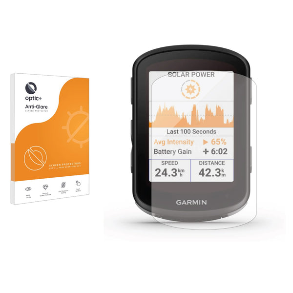 Optic+ Anti-Glare Screen Protector for Garmin Edge 540 Solar