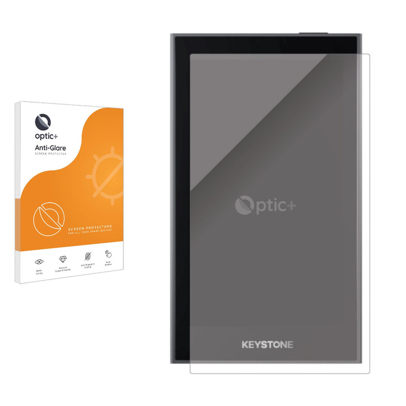 Optic+ Anti-Glare Screen Protector for Keystone Essentials crypto wallet