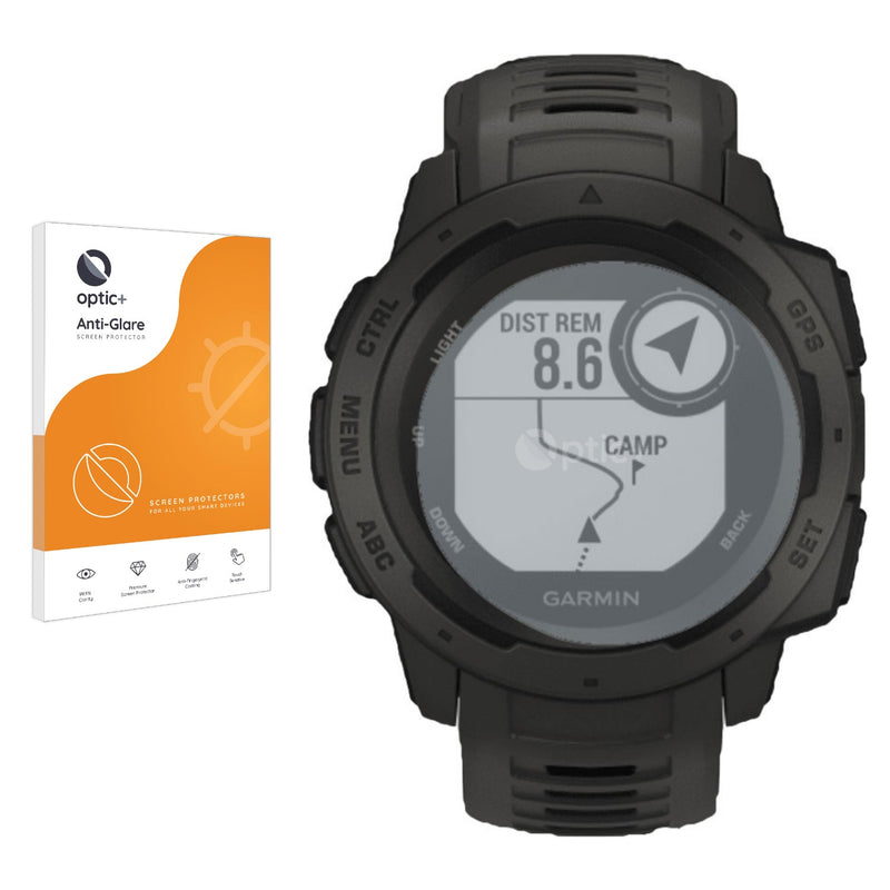 Optic+ Anti-Glare Screen Protector for Garmin Instinct