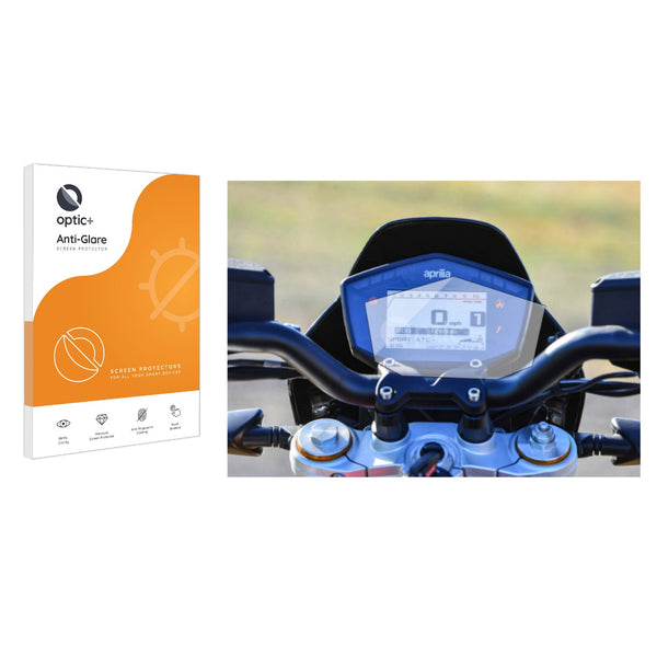 Optic+ Anti-Glare Screen Protector for Aprilia Dorsoduro / Shiver 2018-2023