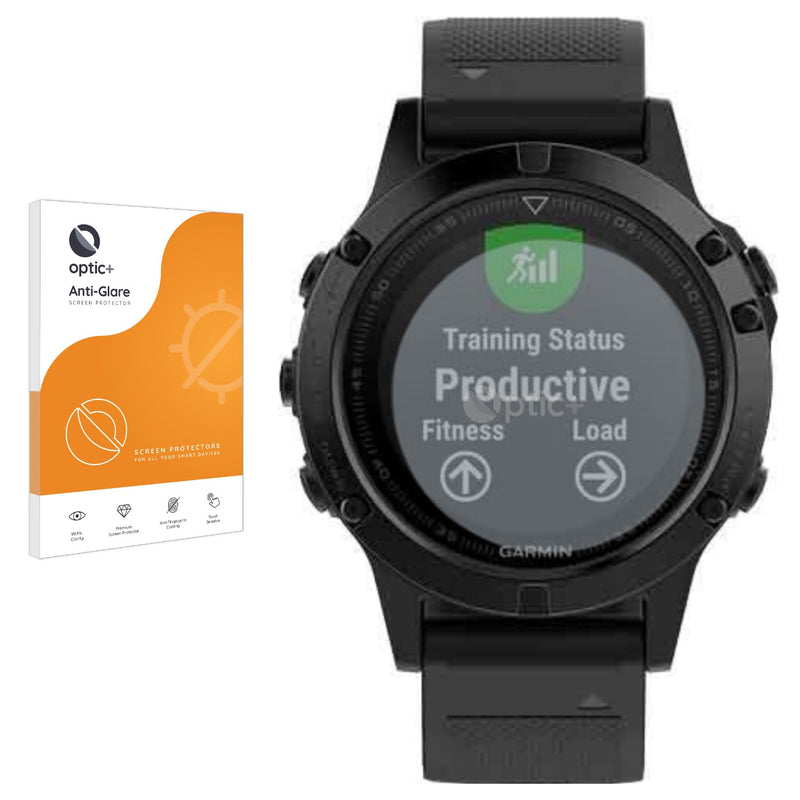 Optic+ Anti-Glare Screen Protector for Garmin fenix 5 (47 mm)