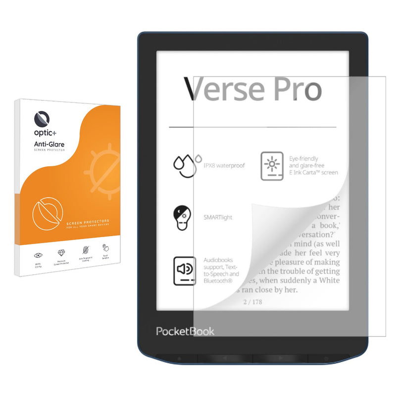 Optic+ Anti-Glare Screen Protector for PocketBook Verse Pro