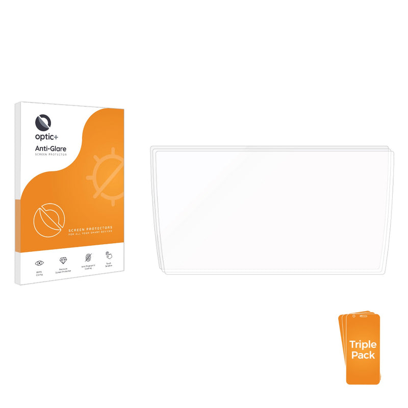 3pk Optic+ Anti-Glare Screen Protectors for Volkswagen Tiguan R-Line Discover Pro Max 15