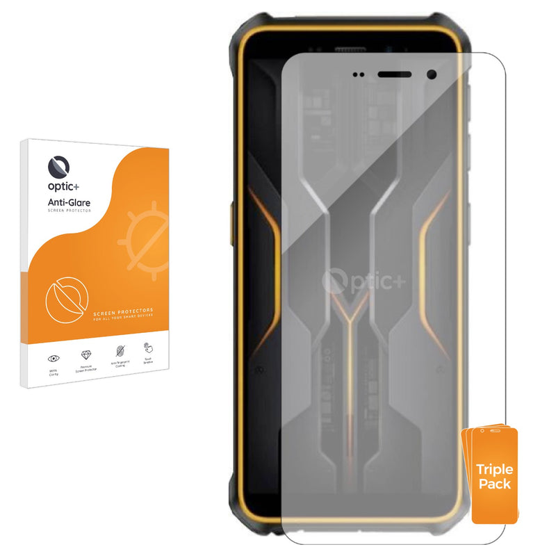 3pk Optic+ Anti-Glare Screen Protectors for Ulefone Armor X12 Pro