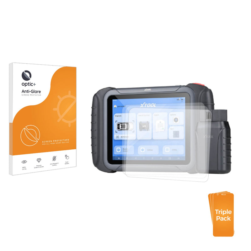 3-pack of Anti-Glare Screen Protectors for XTOOL D8W