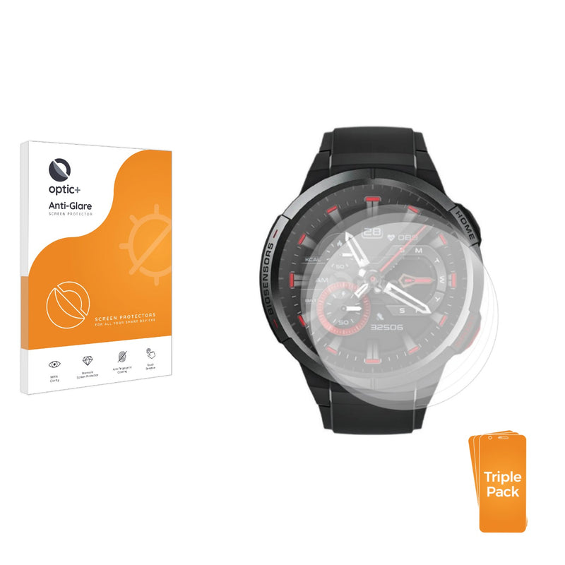 3-pack of Anti-Glare Screen Protectors for Xiaomi Mibro GS Active