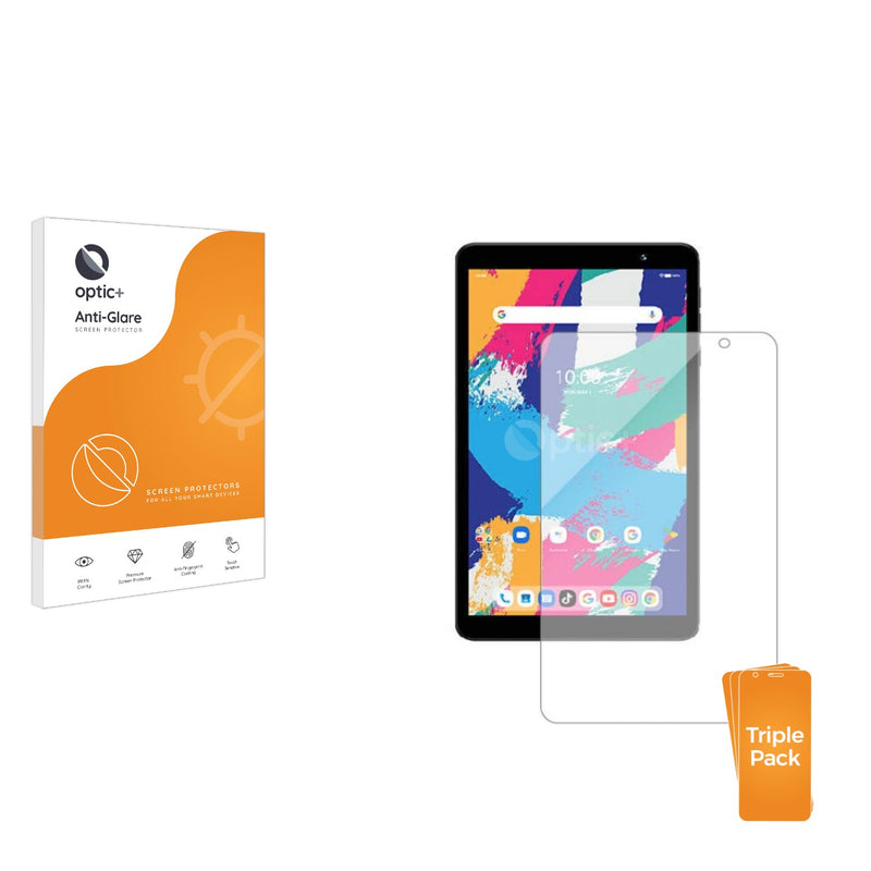 3pk Optic+ Anti-Glare Screen Protectors for Umidigi G1 Tab mini