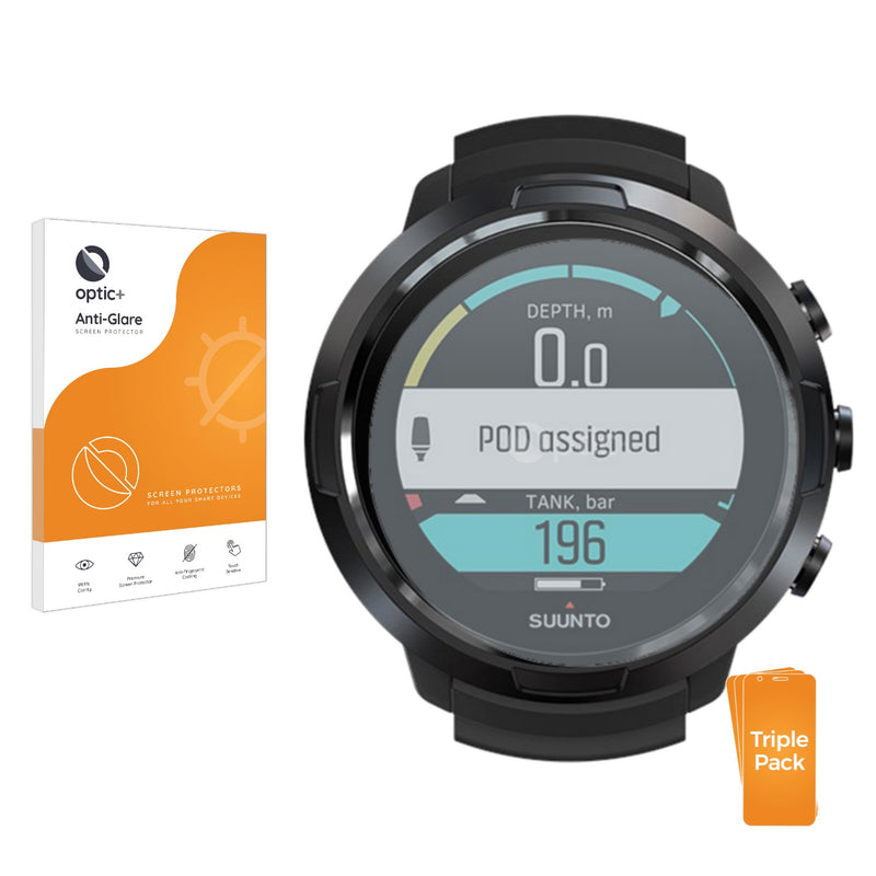 3pk Optic+ Anti-Glare Screen Protectors for Suunto D5