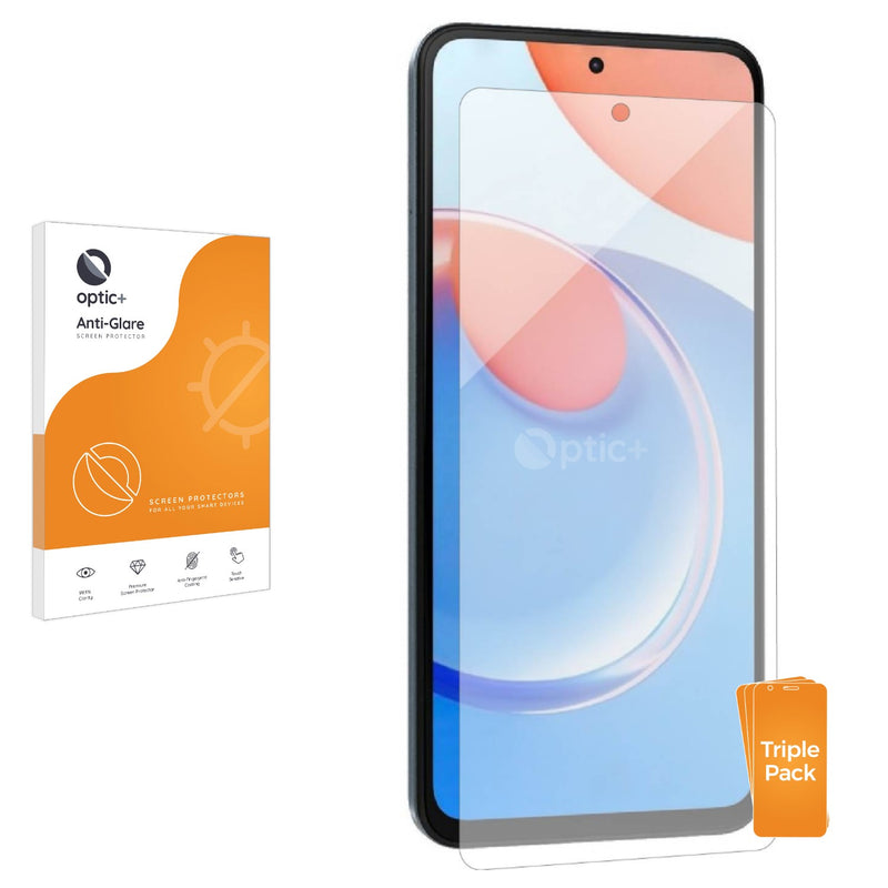 3pk Optic+ Anti-Glare Screen Protectors for Honor Play 8T