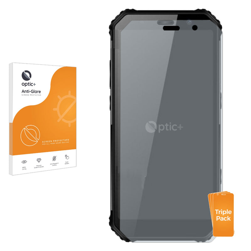 3pk Optic+ Anti-Glare Screen Protectors for AGM A9