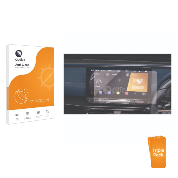 3pk Optic+ Anti-Glare Screen Protectors for Cupra Formentor 2022 Infotainment System