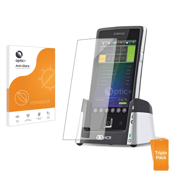 3pk Optic+ Anti-Glare Screen Protectors for Orderman 7