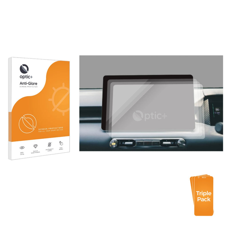 3-pack of Anti-Glare Screen Protectors for MG S5 EV Infotainment display (2025)