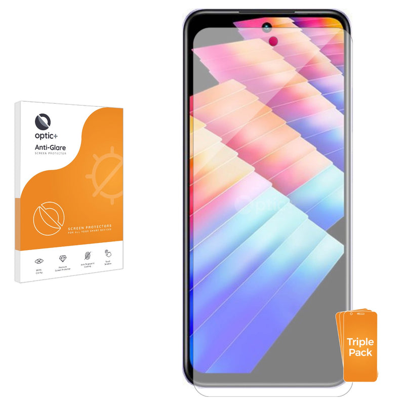 3pk Optic+ Anti-Glare Screen Protectors for Infinix Note 30 Play