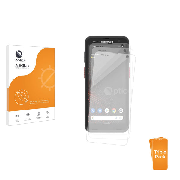 3-pack of Anti-Glare Screen Protectors for Honeywell CT70