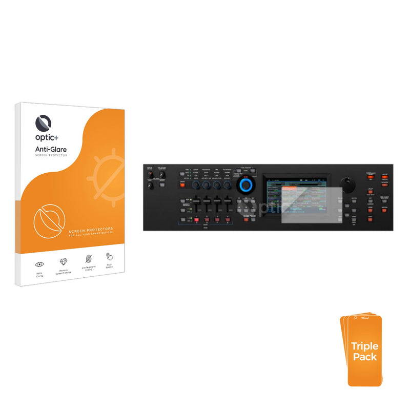 3-pack of Anti-Glare Screen Protectors for Yamaha MODX8+