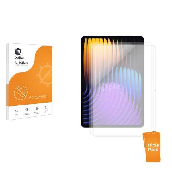 3-pack of Anti-Glare Screen Protectors for Xiaomi Pad 7 Pro