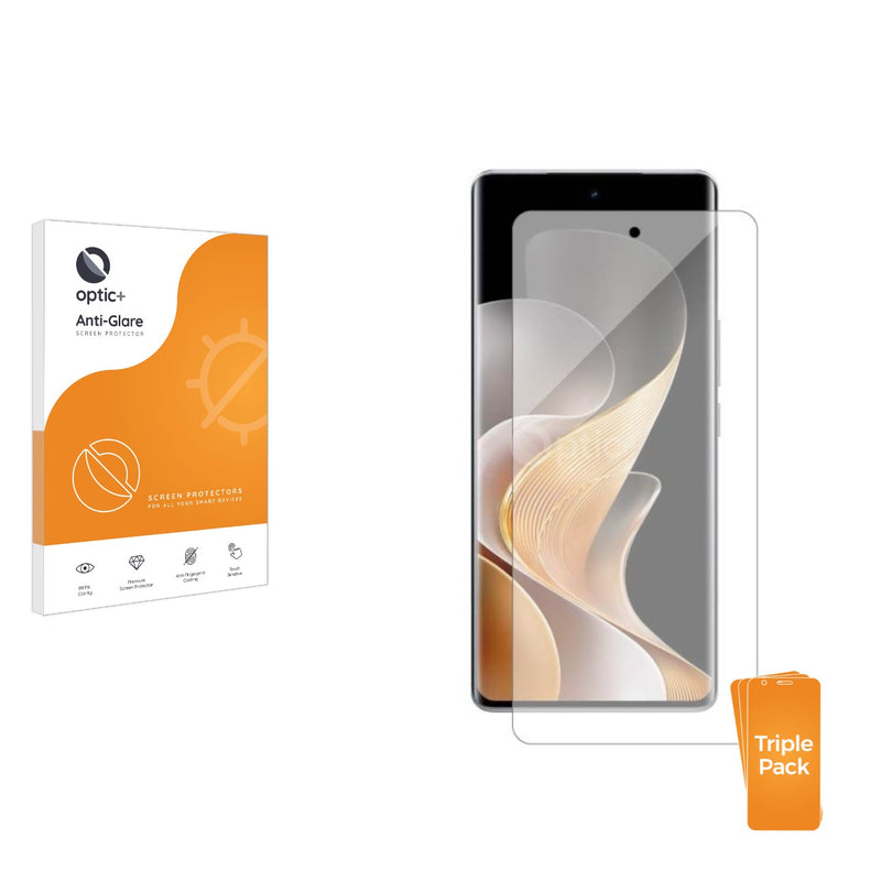 3-pack of Anti-Glare Screen Protectors for Vivo V40