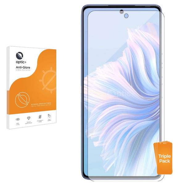 3pk Optic+ Anti-Glare Screen Protectors for Tecno Spark 20 Pro