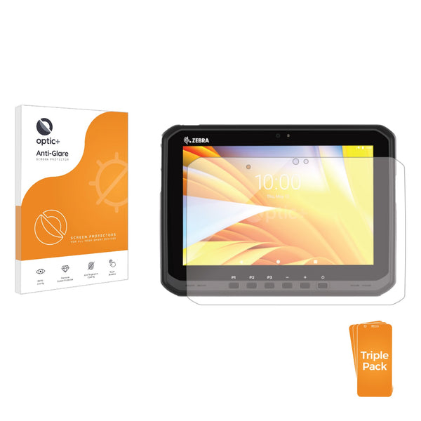 3-pack of Anti-Glare Screen Protectors for Zebra ET60 Rugged Tablet