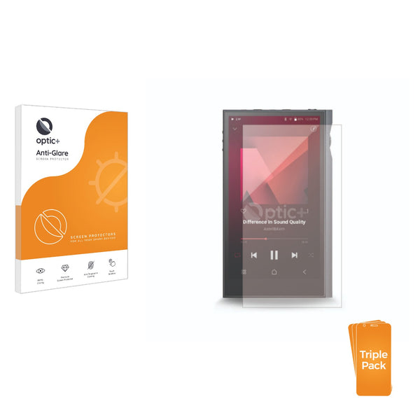 3pk Optic+ Anti-Glare Screen Protectors for Astell&Kern A&ultima SP3000