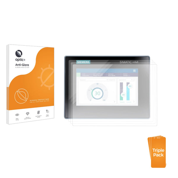 3-pack of Anti-Glare Screen Protectors for Siemens Simatic HMI MTP700