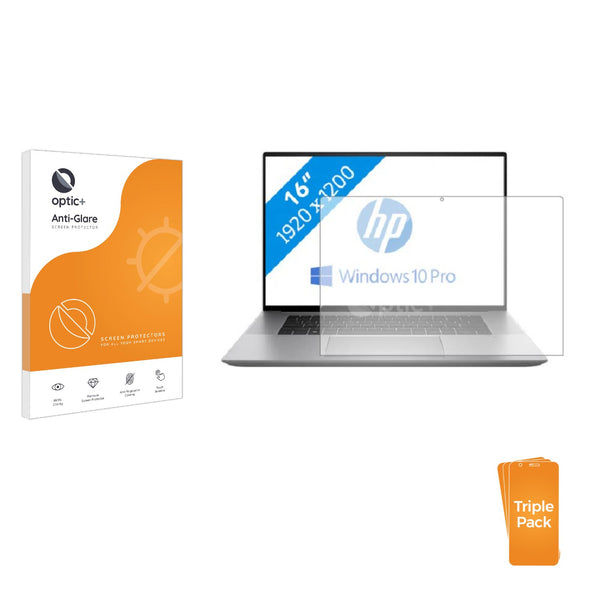 3-pack of Anti-Glare Screen Protectors for HP Zbook Studio 16 G9