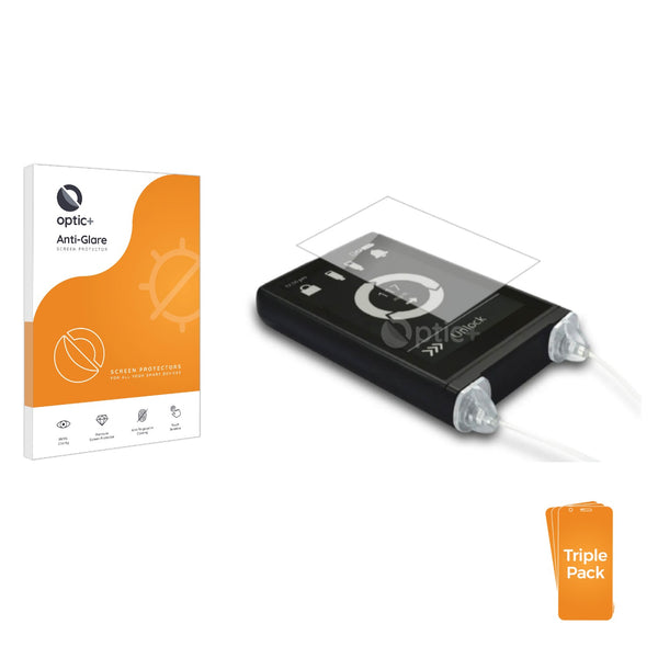 3pk Optic+ Anti-Glare Screen Protectors for Beta Bionics iLet  Bionic Pancreas