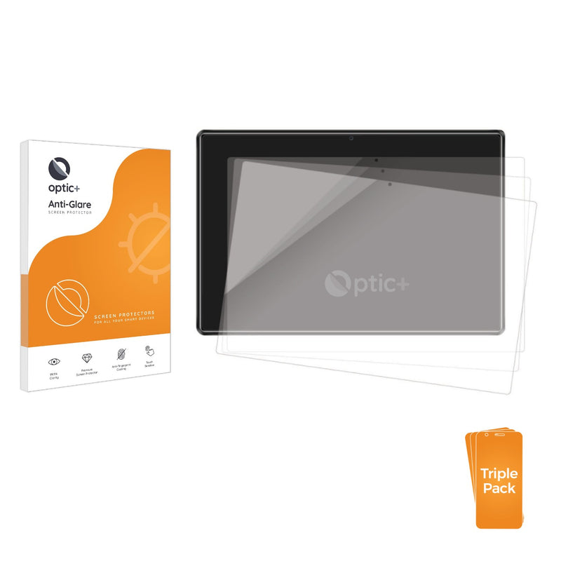 3-pack of Anti-Glare Screen Protectors for fezawio F10 10.1"
