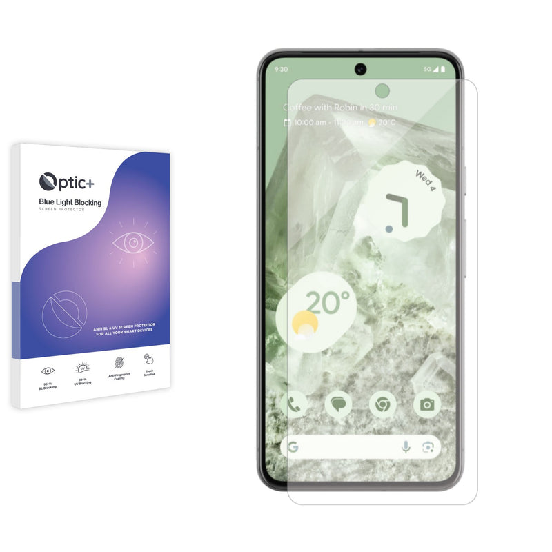 Optic+ Blue Light Blocking Screen Protector for Google Pixel 8