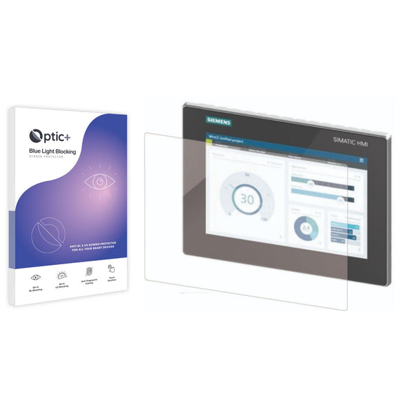 Optic+ Blue Light Blocking Screen Protector for Siemens Simatic HMI MTP1000 Unified Comfort